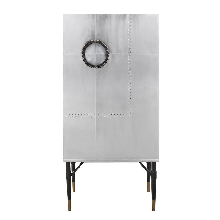Yoela - Wine Cabinet - Leather & Aluminum