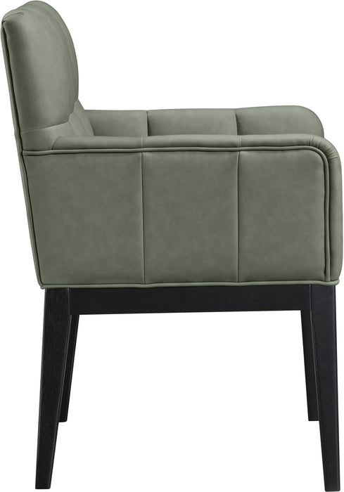 Adrian - Dining Arm Chair (Set of 2) - Black Legs