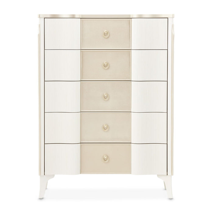La Marisia - 5-Drawer Chest - Creamy Pearl