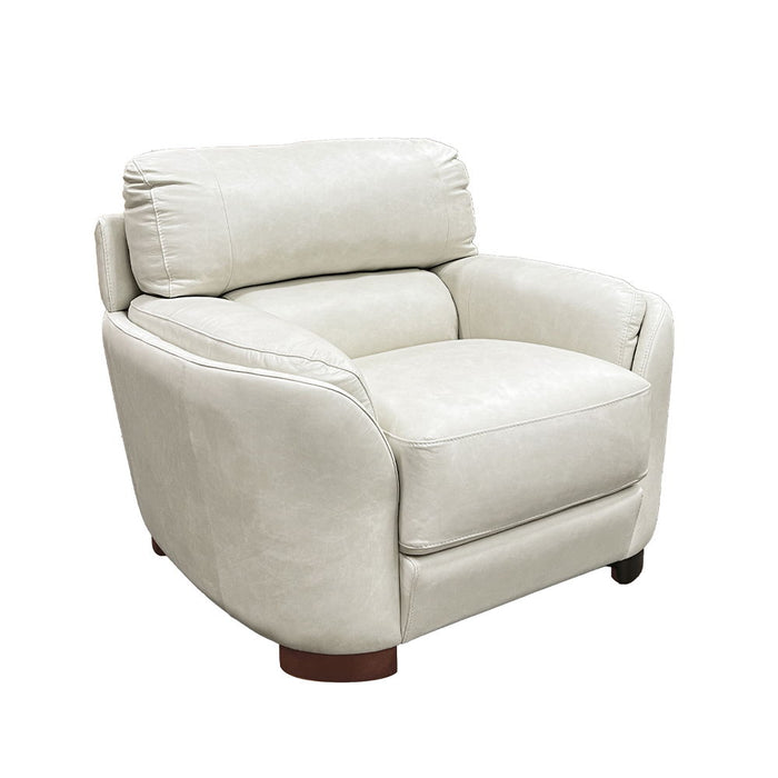 Edrice - Chair - Ivory Top Grain Leather