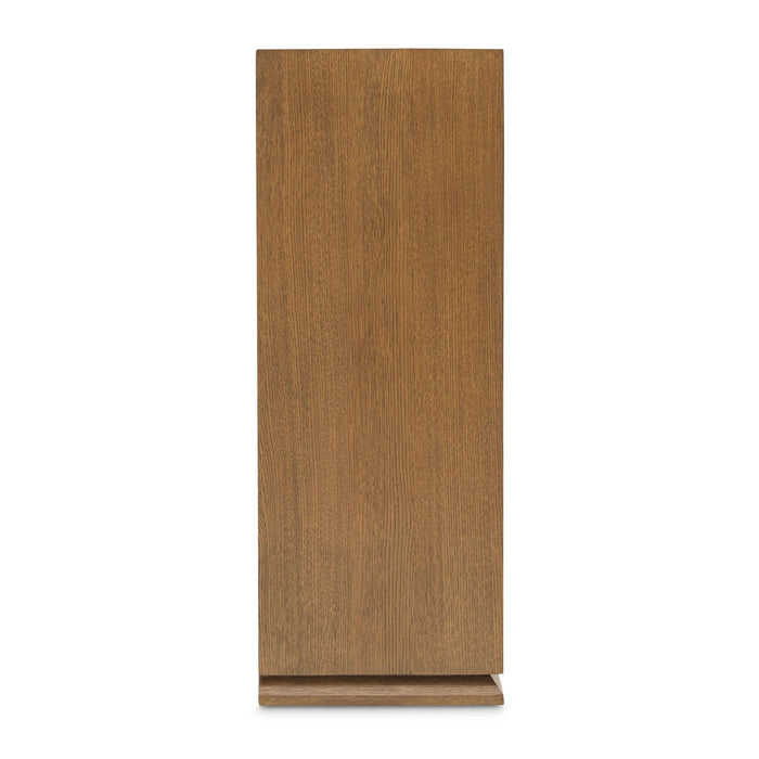 Portrait - 5-Drawer Chest With LED Lights - Sienna Brown