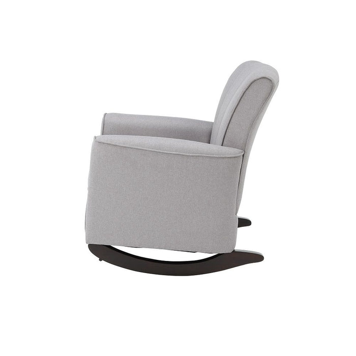 Denzell - Rocking Chair - Light Gray Linen