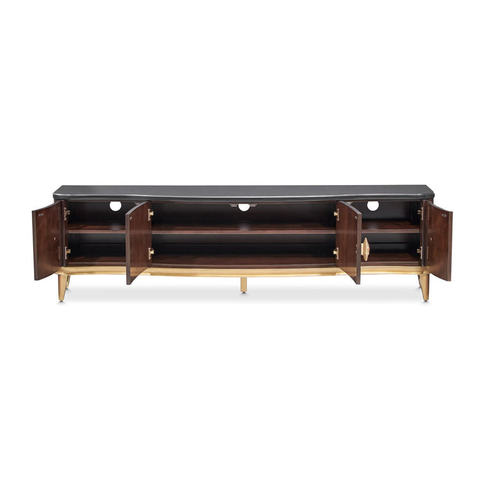 Camellia Field - Media Cabinet - Dark Brown