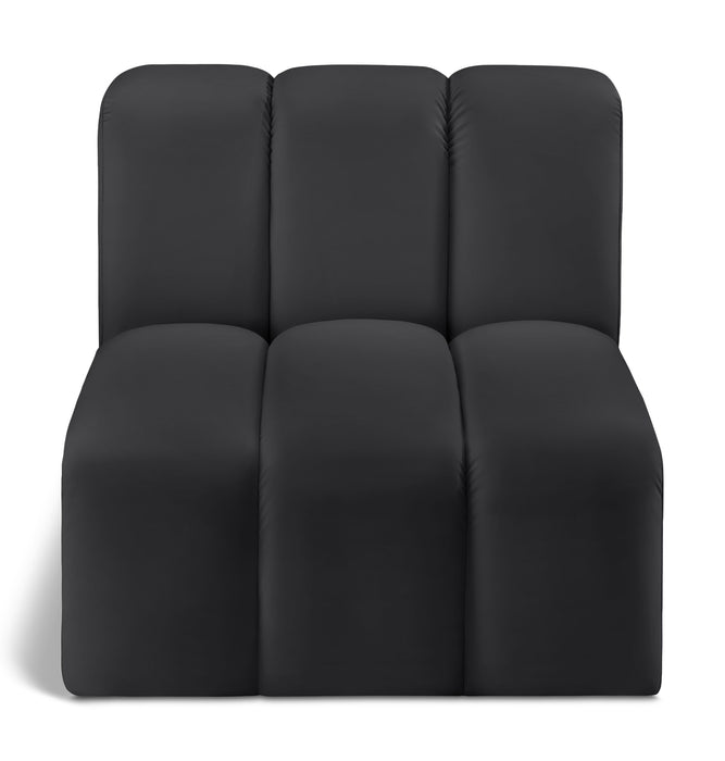 Arc - Faux Leather Straight Chair