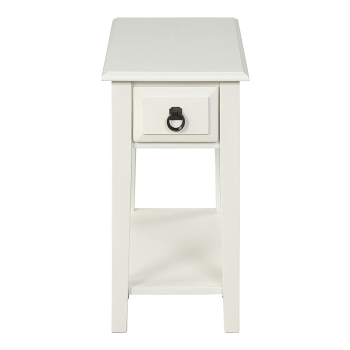 Jeana - Accent Table - White