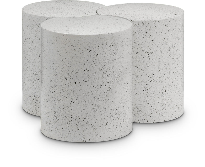 Dimple - 3 Piece Modular Coffee Table - Terazzo Finish