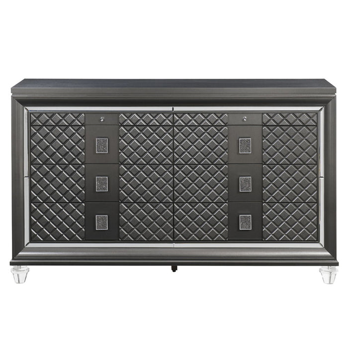 Sawyer - Dresser - Metallic Gray