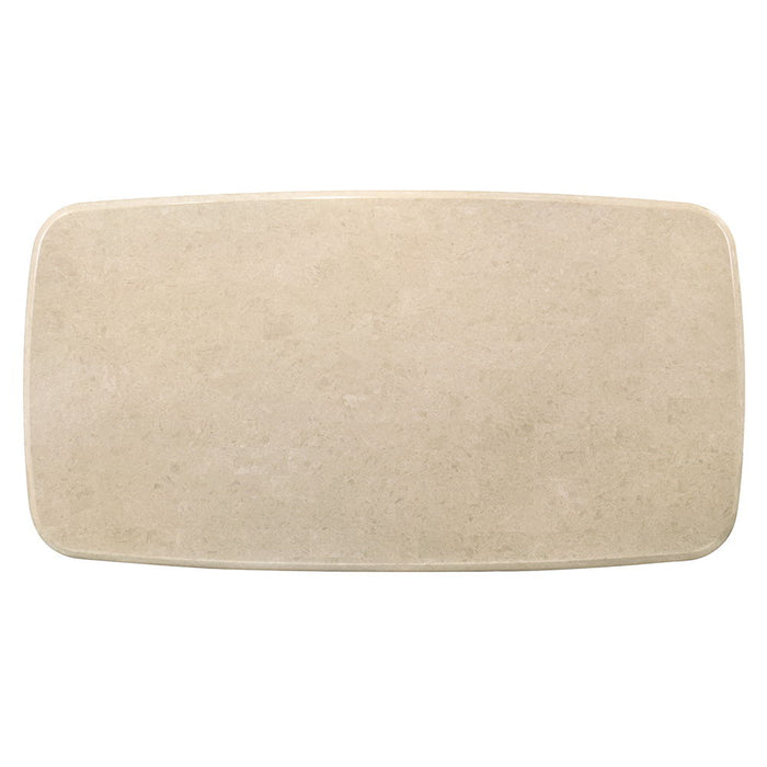 Kasha - Dining Table With Marble Top Top - Vintage Oak