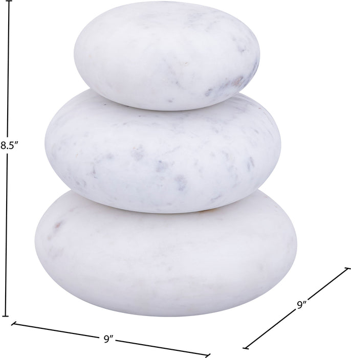 Pumpkin - 3 Piece Marble Decorative Object