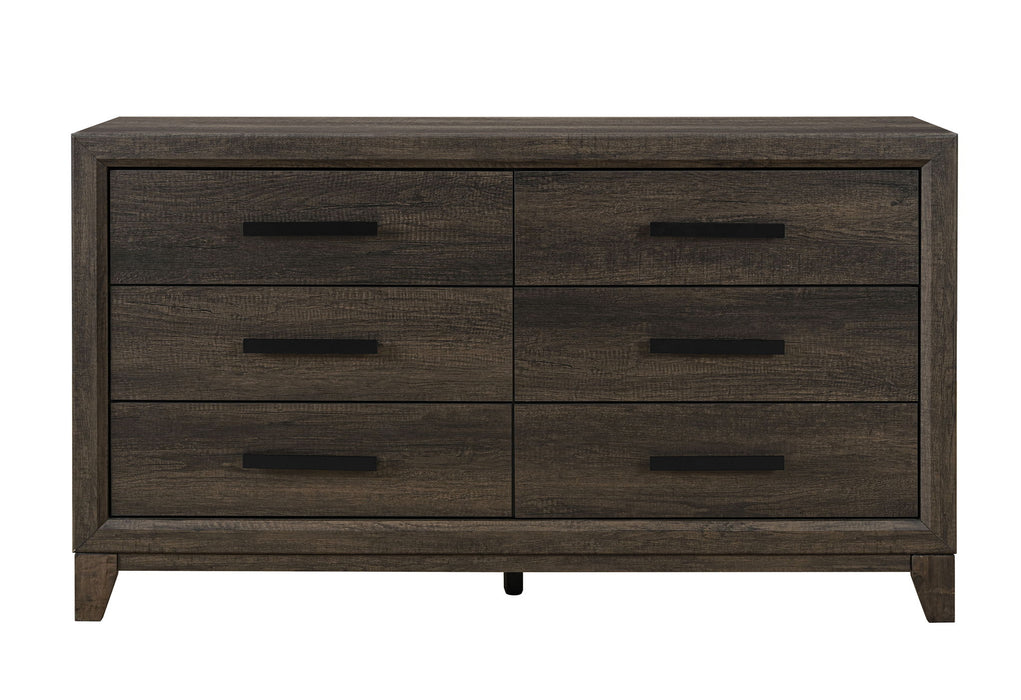 Harmony - 3 Piece Bedroom Set (Queen Bed, Dresser And Mirror) - Brown
