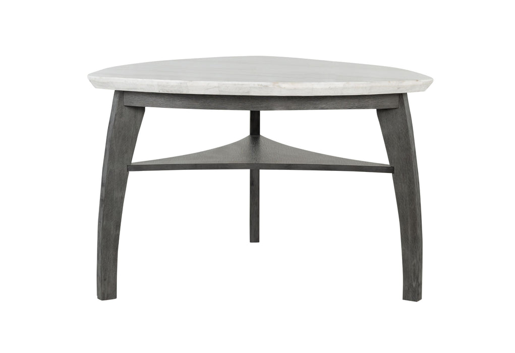 D8192 - 5 Piece Dining Room Set (Triangle Bar Table And Four Bar Stools) - Light Gray