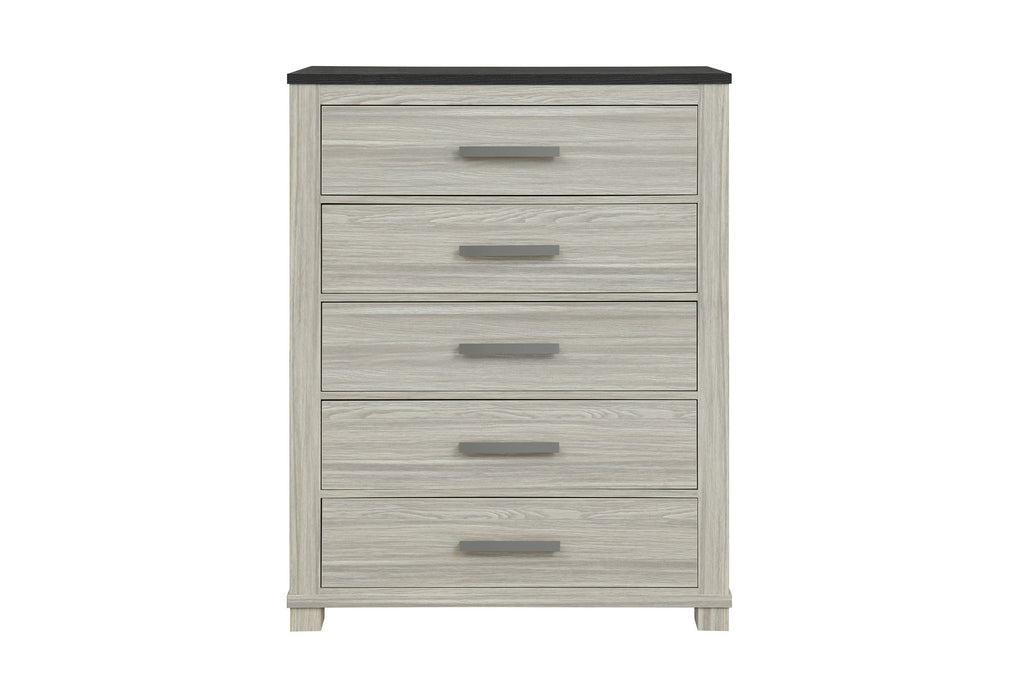 Ashley - 5 Piece Full Bedroom Set - Brown