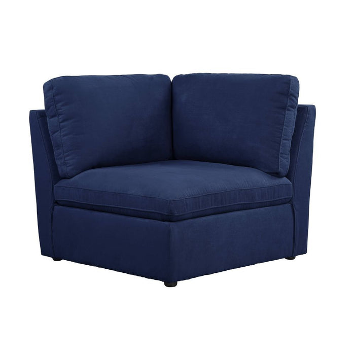 Crosby - Modular Wedge - Blue Fabric