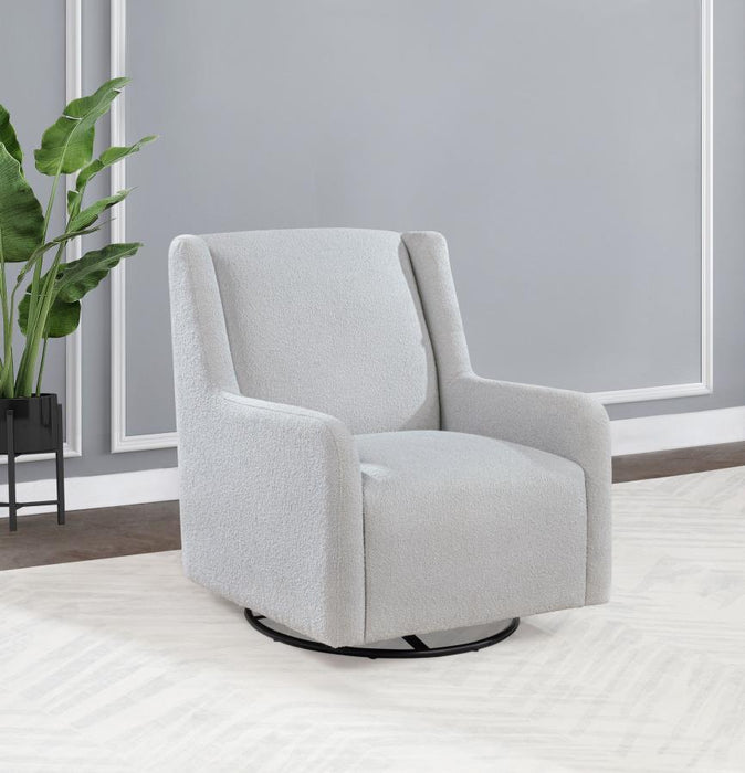 Serra - Boucle Upholstered Swivel Glider Recliner