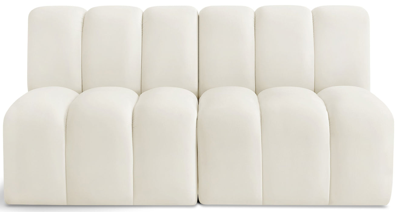 Arc - Velvet 2 Seats Modular Sofa