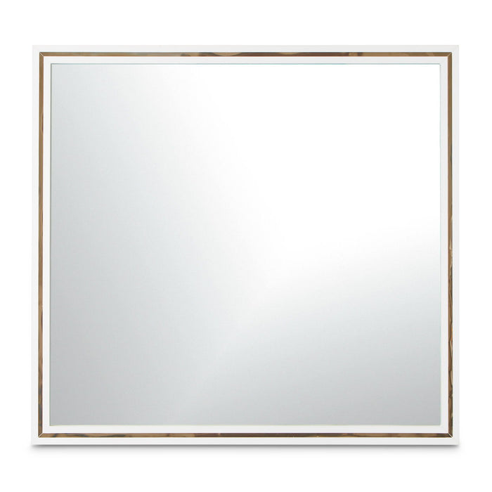Palm Gate - Wall Mirror - Cloud White