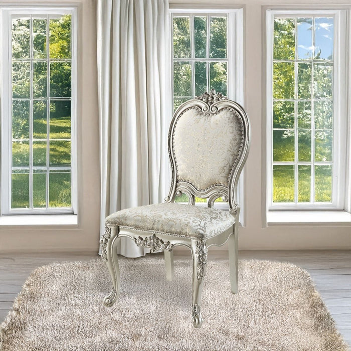 Bently - Side Chair Set of 2) - Fabric & Champagne