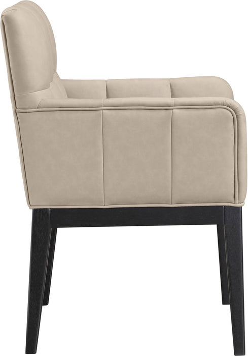 Adrian - Dining Arm Chair (Set of 2) - Black Legs