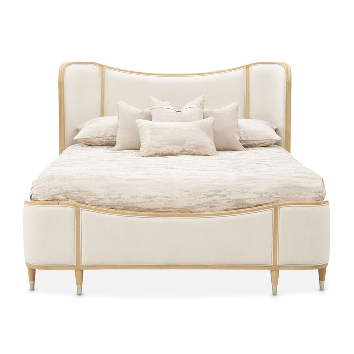 Camellia Field - Upholstered Panel Bed