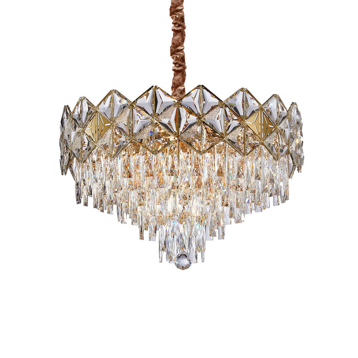Michael Amini Lighting - Regalia 13-Light Crystal Chandelier - Gold