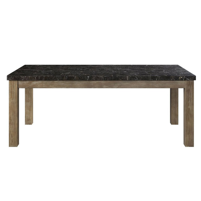 Charnell - Dining Table - Marble Top & Oak