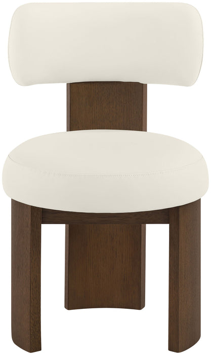 Atelier - Vegan Leather Upholstered Dining Chair (Set of 2) - Painted Brown Frame
