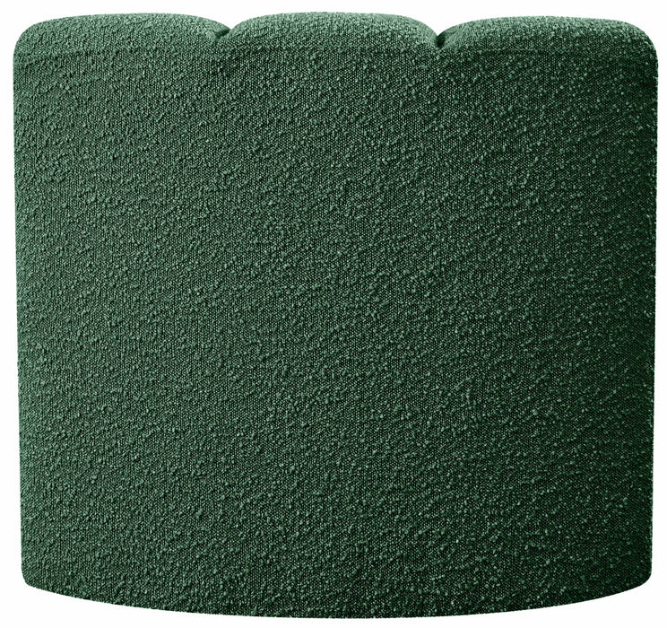 Arc - Boucle Fabric Curved Corner Chair