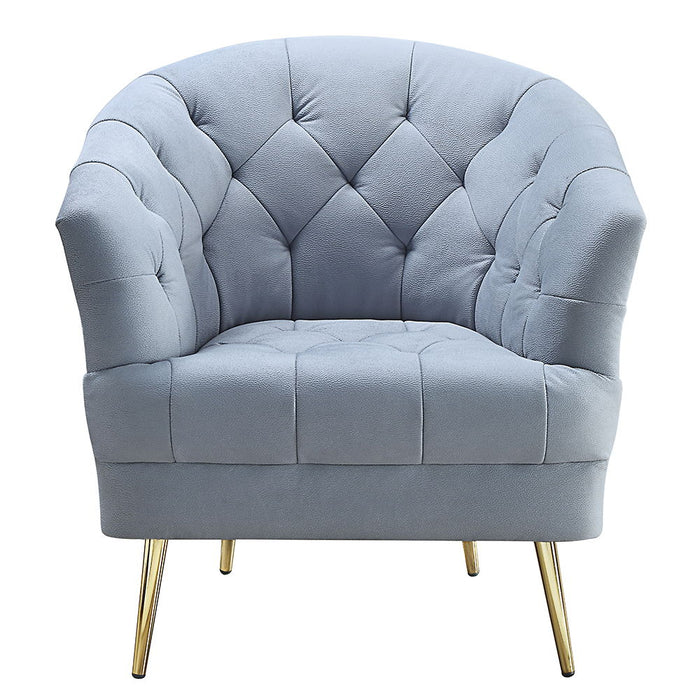 Bayram - Chair - Light Gray Velvet