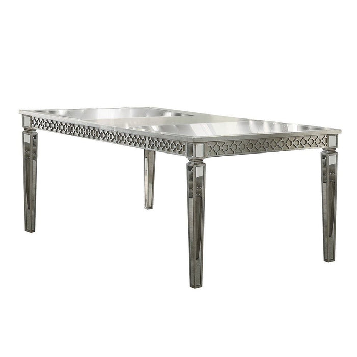 Kacela - Dining Table - Mirrored & Champagne