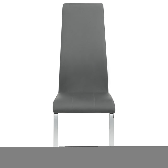 Montclair Upholstered Dining Side Chair Grey (Set of 4)