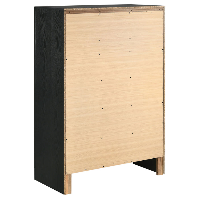 Miranda 6-drawer Bedroom Chest Black