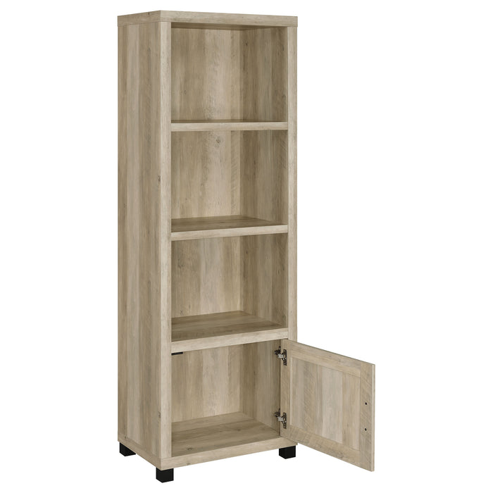Sachin 3-piece 79-inch TV Entertainment Center Antique Pine