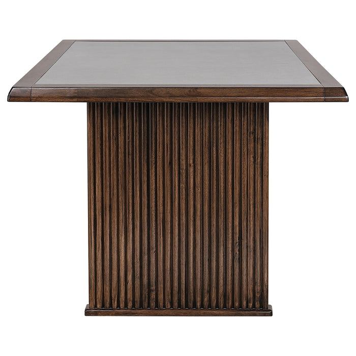 Sherwood 5-piece Rectangular Dining Table Set Brown