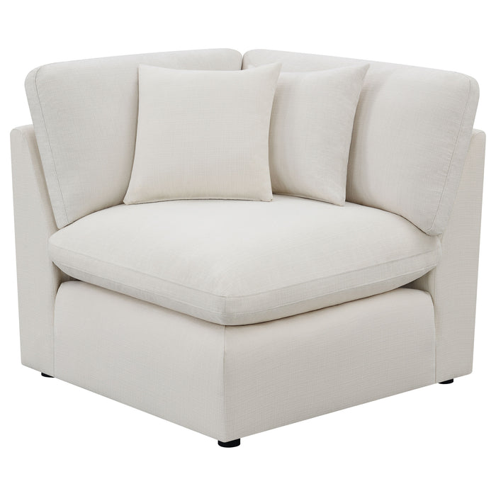 Hobson 5-piece Upholstered Modular Sectional Sofa Ivory