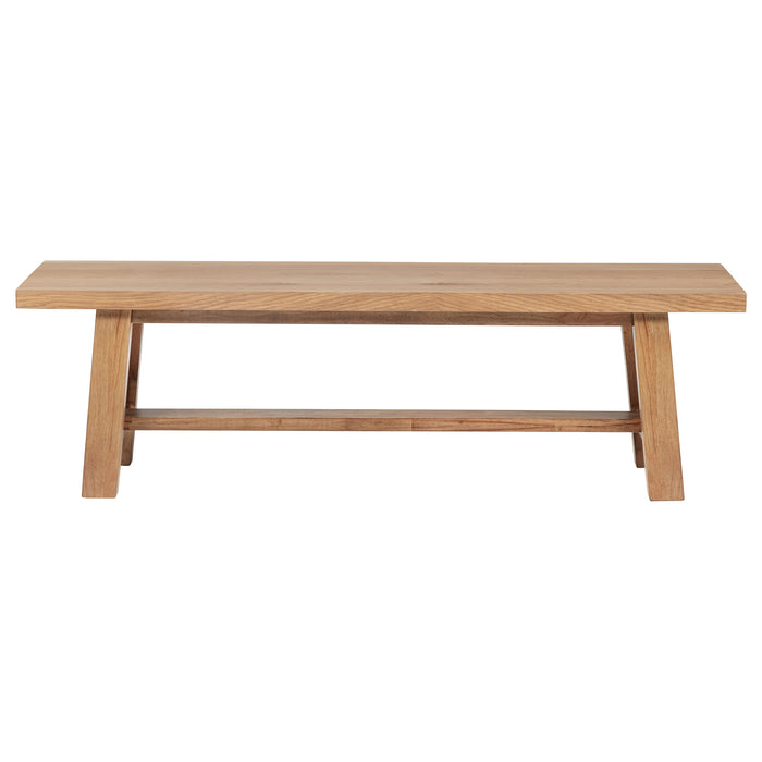 Middleton 6-piece Extension Leaf Dining Set Natural Brown