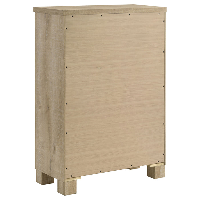 Oakglen 5-piece California King Bedroom Set Weathered Oak