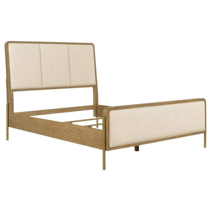 Arini 4-piece California King Bedroom Set Cream and Sand Wash