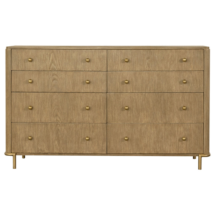 Arini 5-piece Queen Bedroom Set Cream and Sand Wash