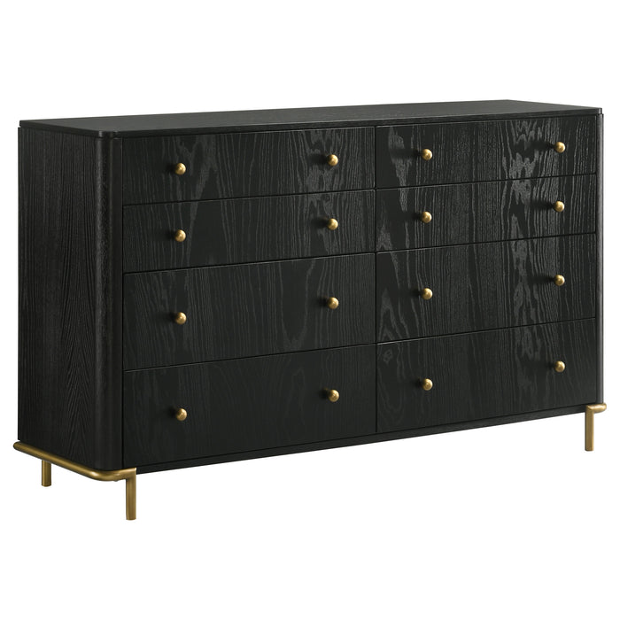 Arini 5-piece Queen Bedroom Set Cream and Black