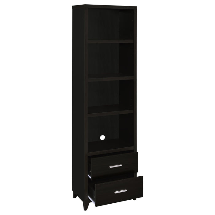 Lewes 4-piece 60-inch TV Entertainment Center Cappuccino