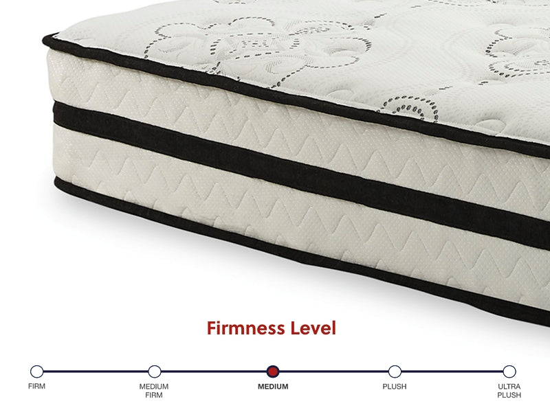 Ashley Express - Chime 10 Inch Hybrid Queen Mattress and Pillow