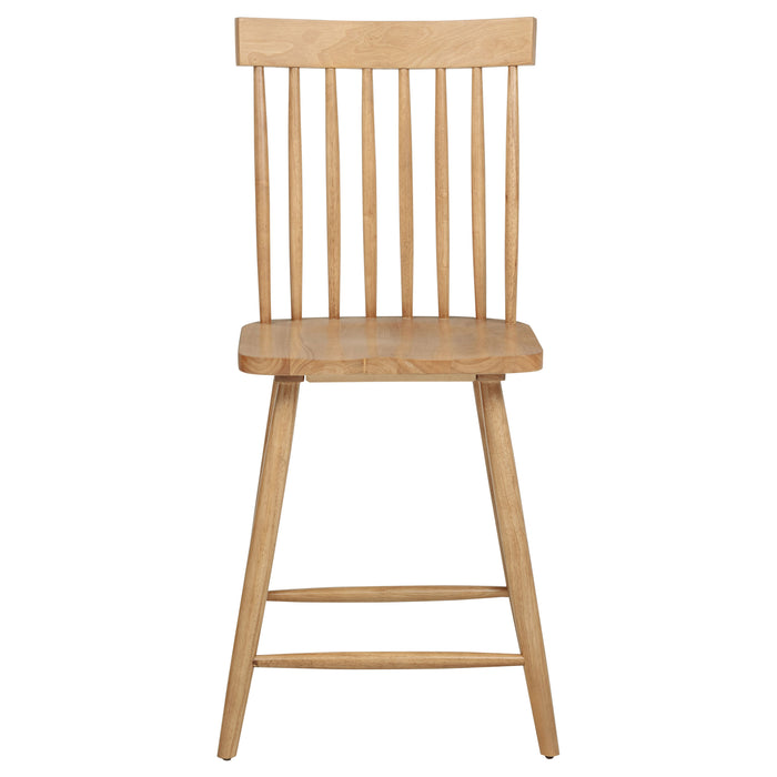 Andrews Windsor Counter Height Dining Side Chair Light Ash (Set of 2)