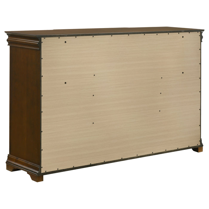 Garland 4-piece Eastern King Bedroom Set Brown Cherry