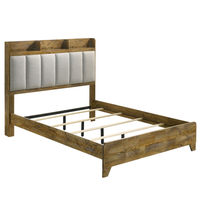 Henderson 5-piece Eastern King Bedroom Set Medium Oak