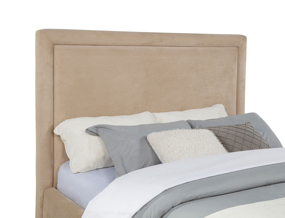 Lawson 54-inch Upholstered Full Platform Bed Light Saddle