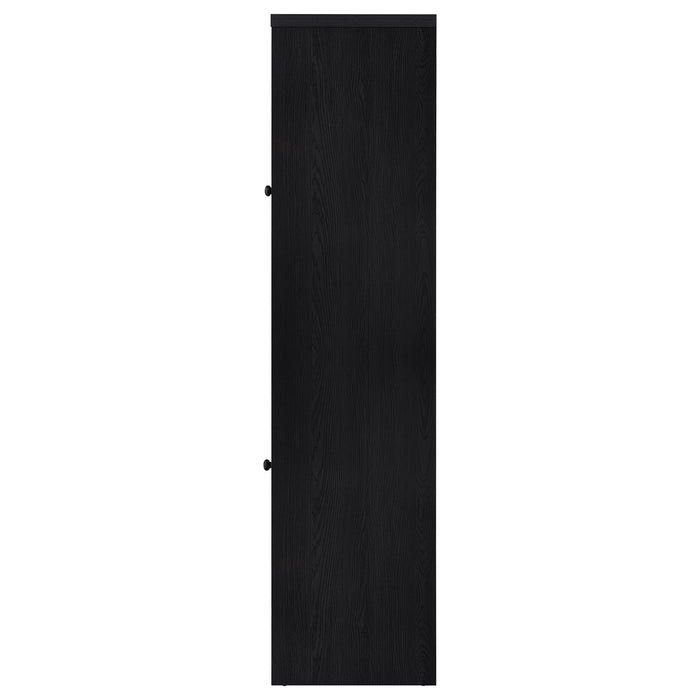 Denison 3-piece Entertainment Center 79-inch TV Stand Black