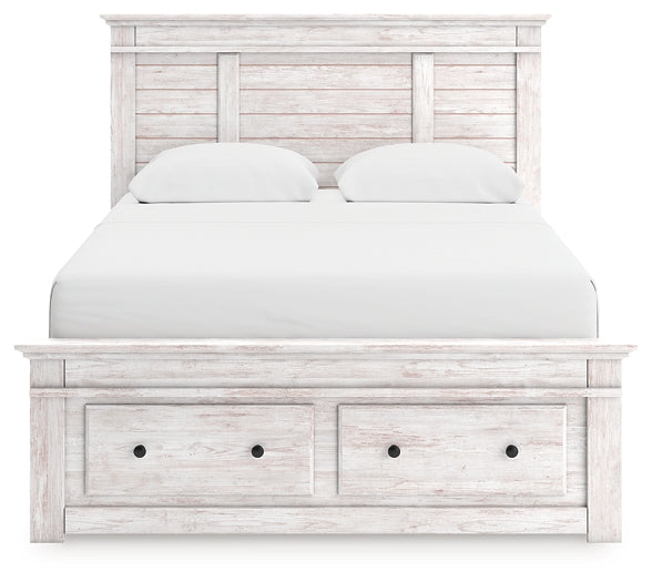 Makidern Queen Panel Storage Bed