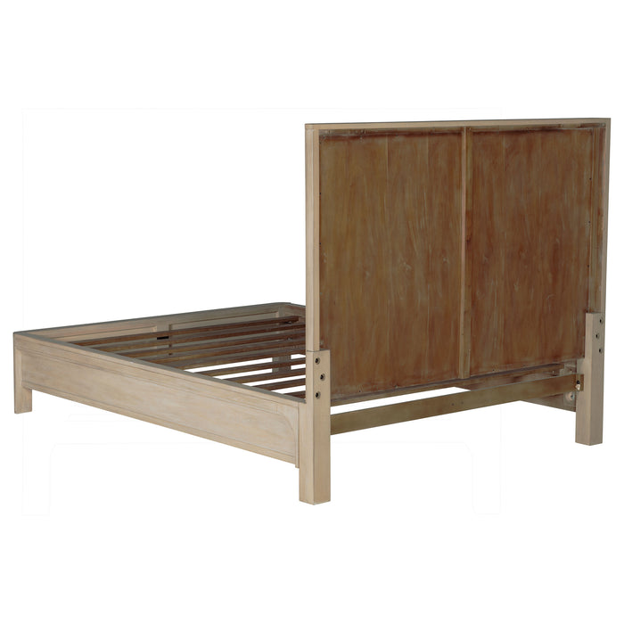 Solano 56-inch Eastern King Panel Bed Weathered Mango