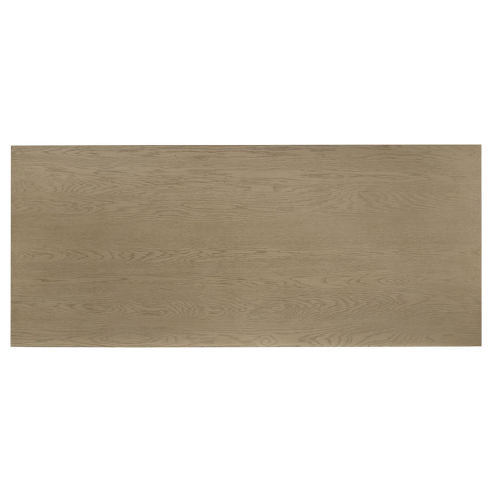 Decker 82-inch Rectangular Wood Dining Table Natural Oak