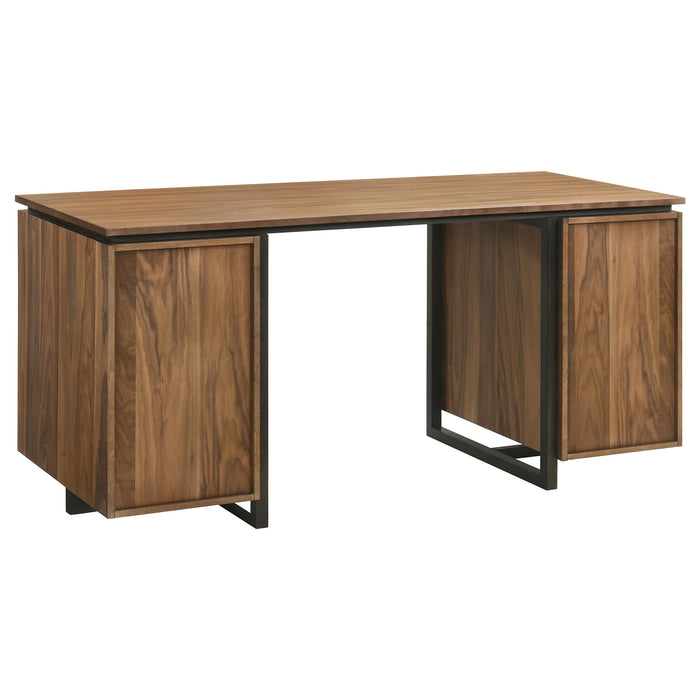 Berhalter 6-Drawer Double Pedestal File Computer Desk